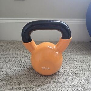 J•fit Orange Kettlebell- 25lbs